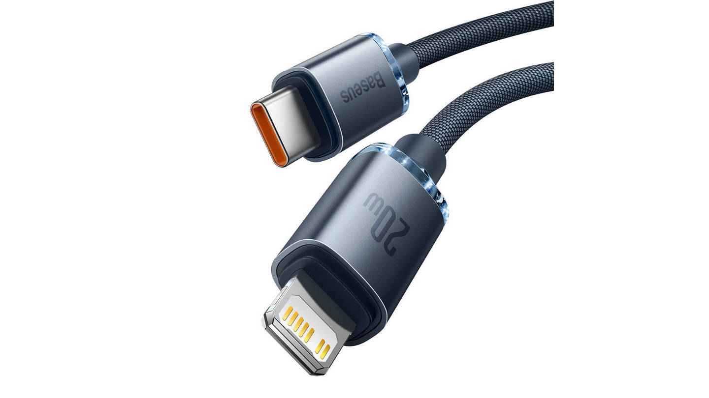 Dây Cáp Baseus Crystal Shine USB-C to Lightning 1.2M
