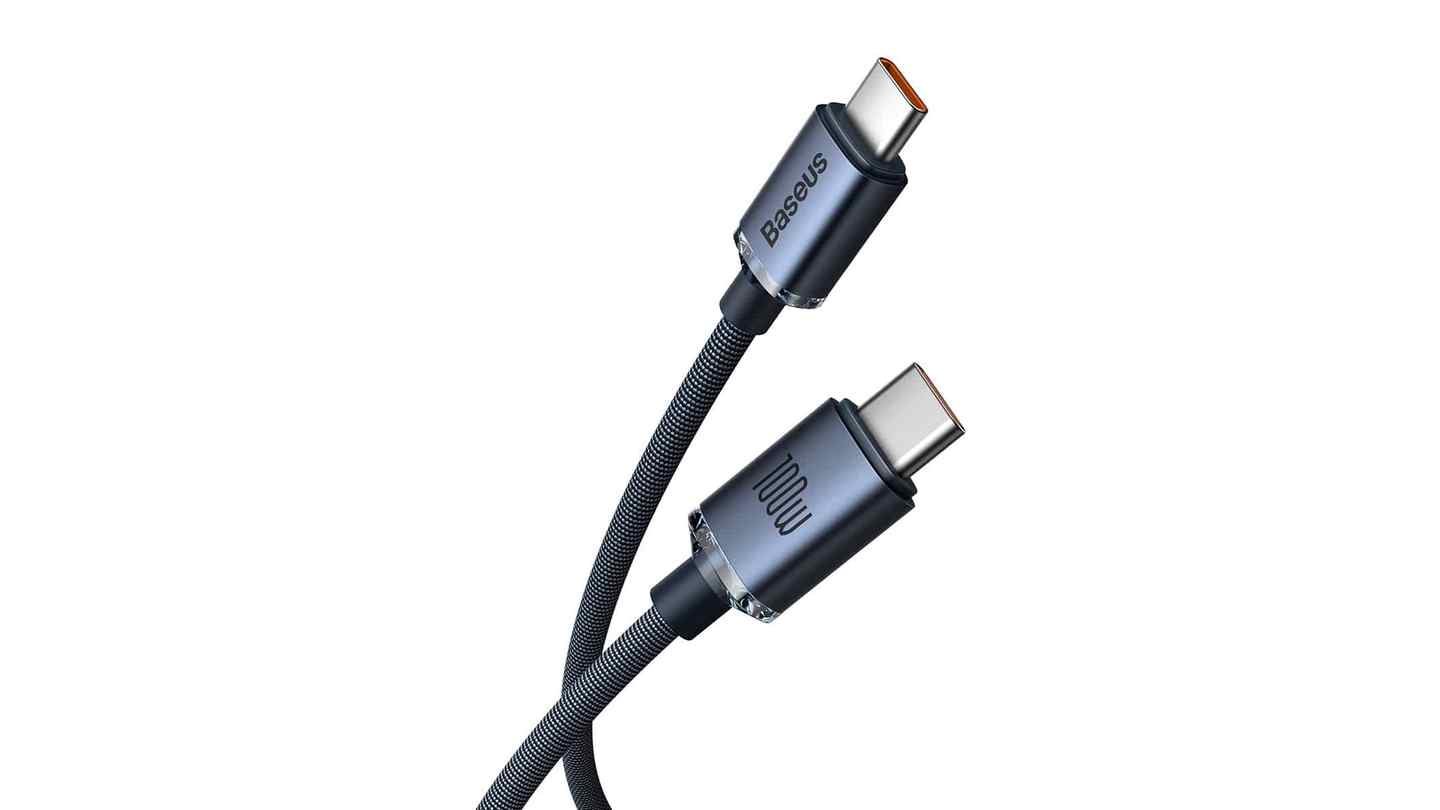 Dây Cáp Baseus Crystal Shine USB-C to Lightning 1.2M
