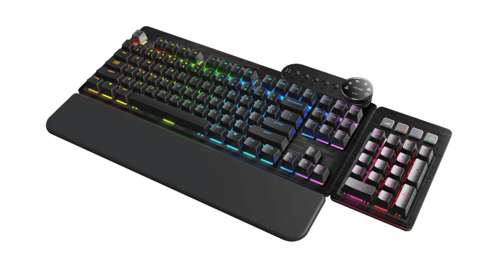 Bàn Phím Cơ Mountain Everest Max (Cherry MX Blue Switch | ABS | LED RGB | Midnight Black) 3 Bàn Phím Cơ Mountain Everest Max (Cherry MX Blue Switch | ABS | LED RGB | Midnight Black)