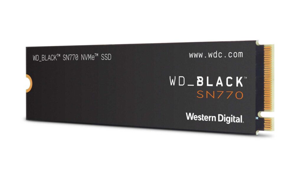 Ổ Cứng SSD NVMe WD_BLACK SN770 250GB (PCIe Gen4x4 | 4,000MB/s - 2,000MB/s | WDS250G3X0E)