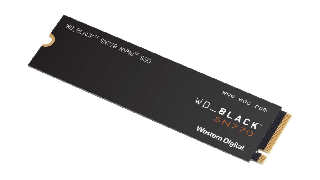 Ổ Cứng SSD NVMe WD BLACK SN770 2TB (PCIe Gen4x4 | 5,150MB/s - 4,850MB/s | WDS200T3X0E)