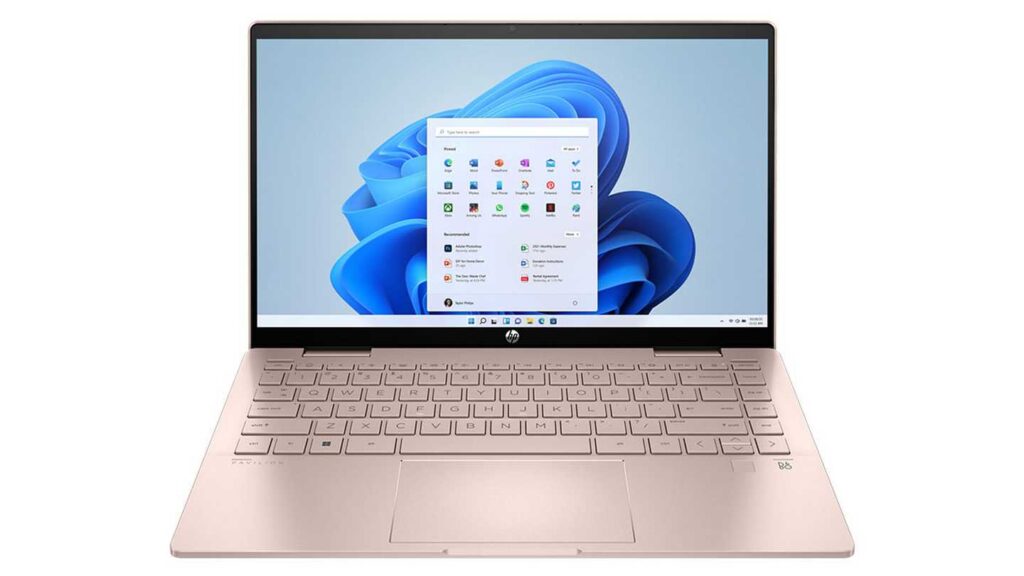 Laptop HP Pavilion x360 14-ek0056TU 6L294PA (i5-1235U | RAM 8GB | SSD 512GB | 14FHD-Touch | Win11 | Gold | Pen)