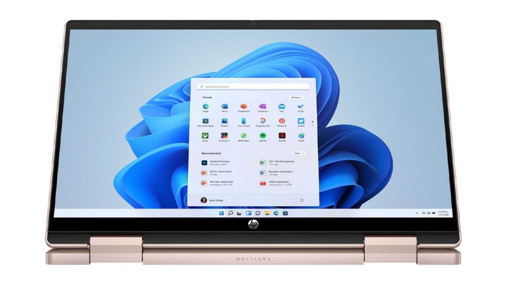 Laptop HP Pavilion x360 14-ek0056TU 6L294PA (i5-1235U | RAM 8GB | SSD 512GB | 14FHD-Touch | Win11 | Gold | Pen)