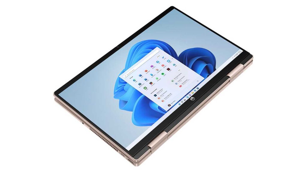 Laptop HP Pavilion x360 14-ek0056TU 6L294PA (i5-1235U | RAM 8GB | SSD 512GB | 14FHD-Touch | Win11 | Gold | Pen)