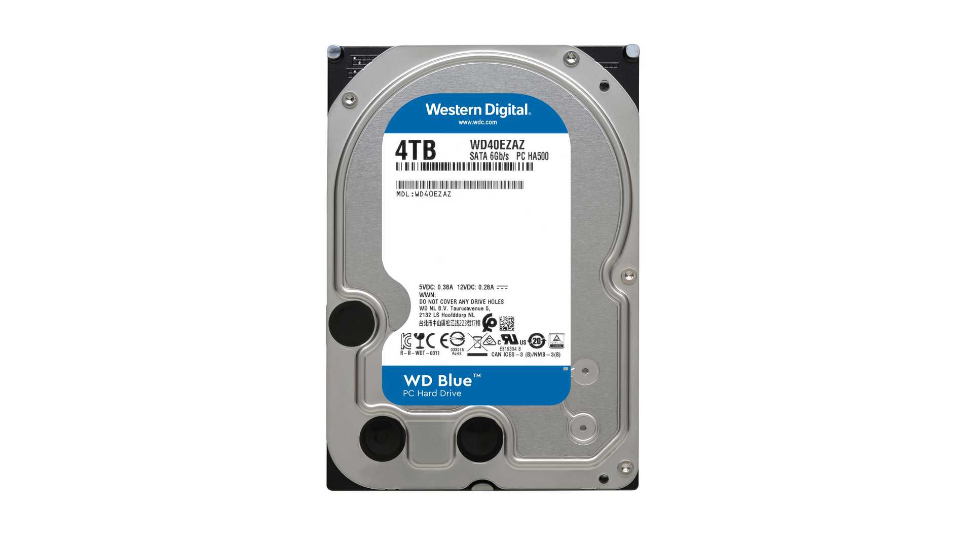 Ổ Cứng HDD WD Blue 4TB (3.5" | 5400RPM | 256MB Cache | WD40EZAZ)