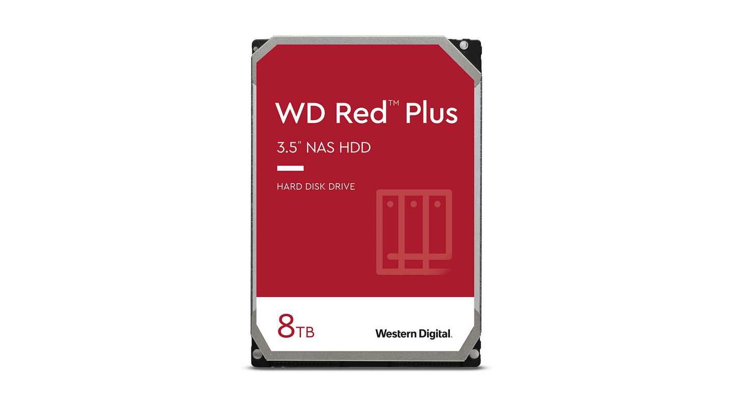 Ổ Cứng HDD WD Red Plus 8TB (3.5" | 5640RPM | 128MB Cache | WD80EFZZ)