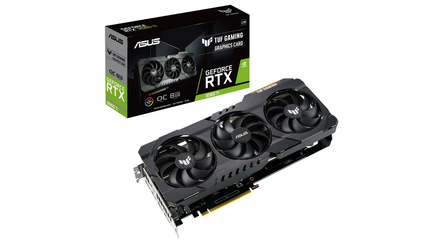 Card màn hình ASUS TUF Gaming GeForce RTX 3060 TI (TUF-RTX3060TI-O8G-V2-GAMING)