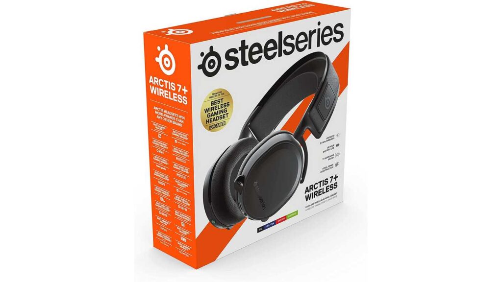 Tai Nghe Steelseries Arctis 7+ Black (Wireless | 7.1 | USB-C)