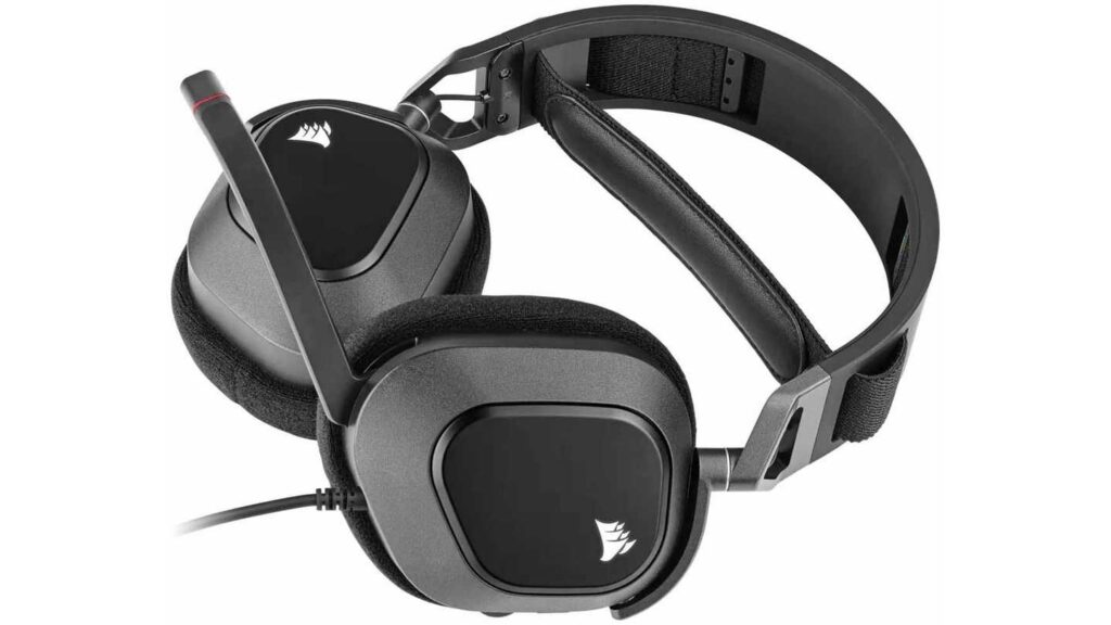 Tai Nghe Corsair HS80 RGB Carbon (USB | 7.1) 9 Tai Nghe Corsair HS80 RGB Carbon (USB | 7.1)