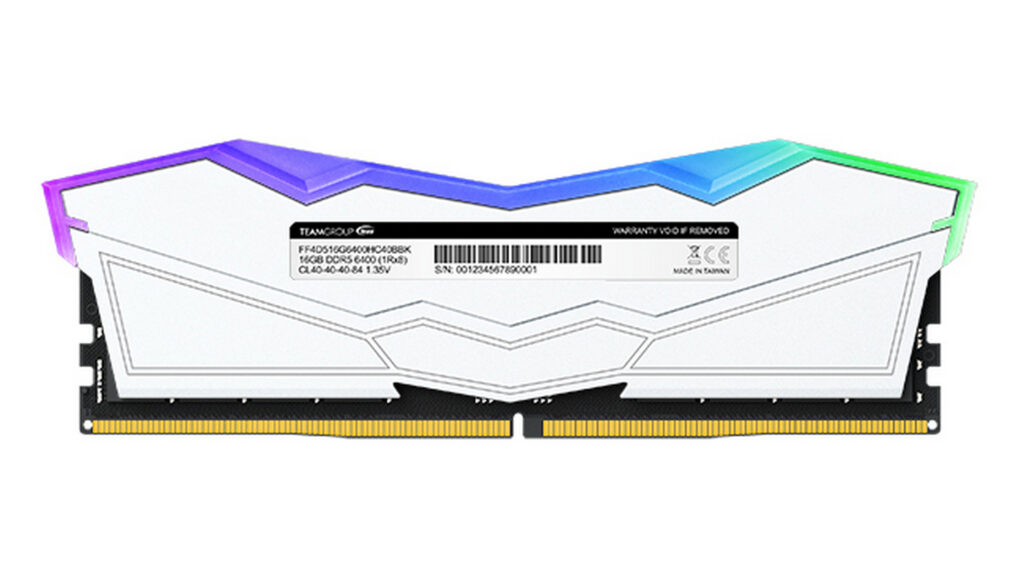 RAM Team T-Force Delta White RGB 32GB (DDR5 | 5200MHz | C40 | 2x16GB) 8 RAM Team T-Force Delta White RGB 32GB (DDR5 | 5200MHz | C40 | 2x16GB)