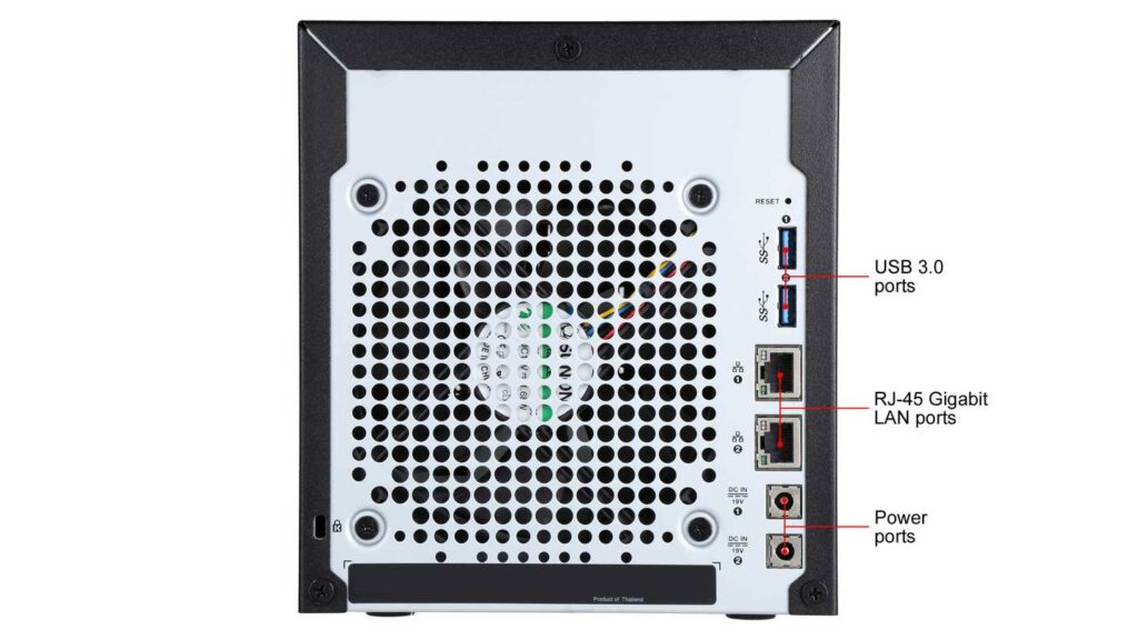 NAS WD My Cloud PR4100 8TB WDBNFA0080KBK-SESN (Pentium N3710 | RAM 4GB | 4 BAY 3.5" | 2 RJ45 | USB)
