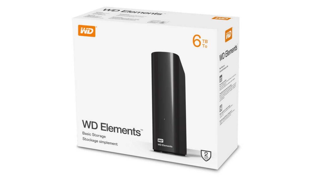 Ổ Cứng Gắn Ngoài WD Elements 6TB WDBBKG0060HBK-SESN (3,5" | USB 3.0)