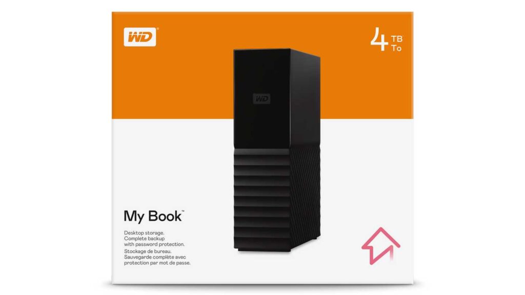 Ổ Cứng Gắn Ngoài WD My Book 4TB (3,5" | USB 3.2 | WDBBGB0040HBK-SESN)