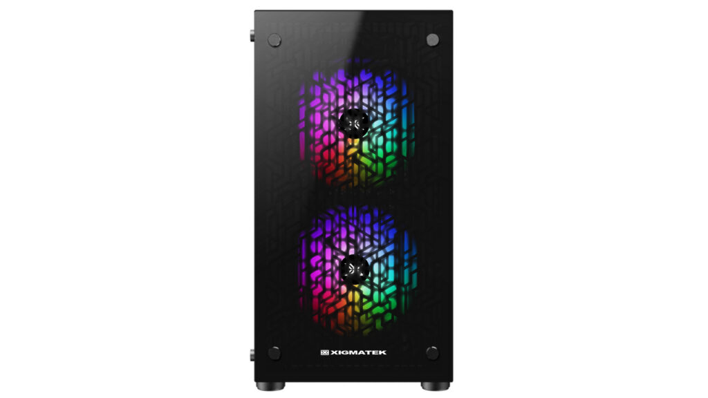Vỏ Case Xigmatek NYM 2F Black (MidTower | Màu Đen | Sẵn 2 Fan)