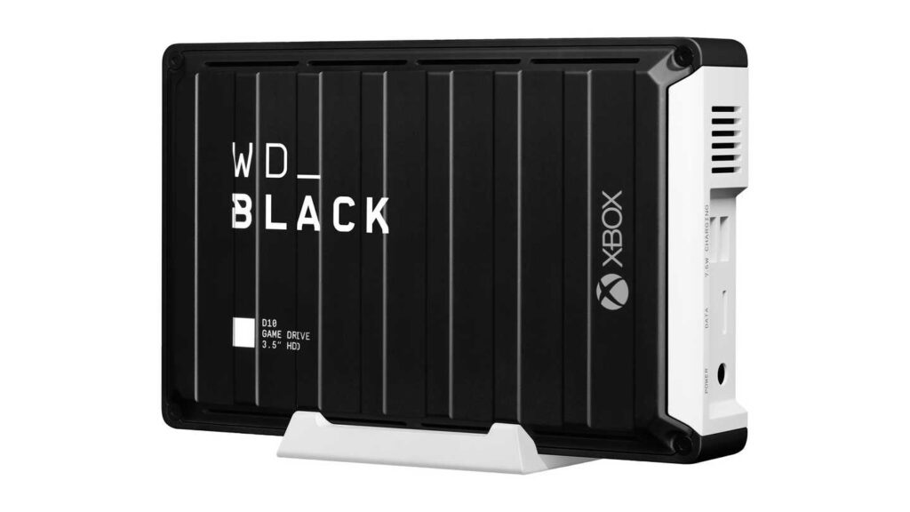 Ổ Cứng Di Động WD BLACK D10 GAME DRIVE FOR XBOX 12TB (3,5″ | USB 3 | WDBA5E0120HBK-SESN)