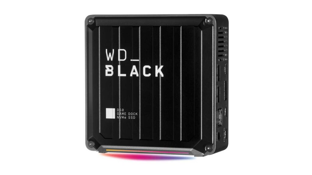 Ổ Cứng Di Động WD Black D50 Game Dock NVMe SSD 1TB (Thunderbolt | DisplayPort | WDBA3U0010BBK-SESN) 11 Ổ Cứng Di Động WD Black D50 Game Dock NVMe SSD 1TB (Thunderbolt | DisplayPort | WDBA3U0010BBK-SESN)