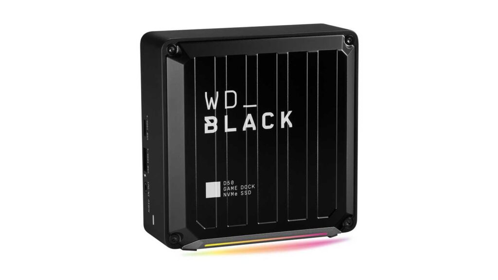 Ổ Cứng Di Động WD Black D50 Game Dock NVMe SSD 2TB (Thunderbolt | DisplayPort | WDBA3U0020BBK-SESN)