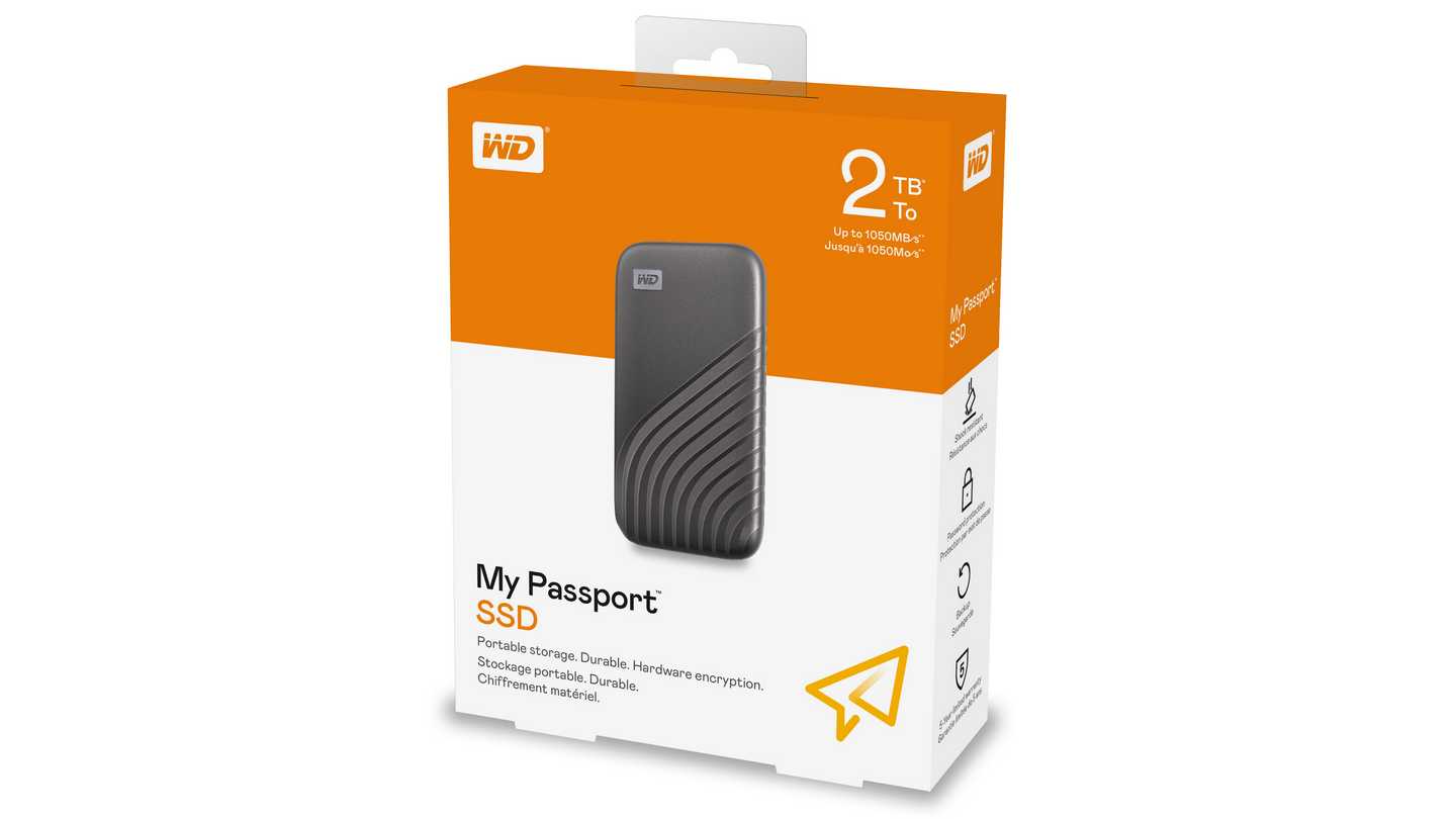 Ổ Cứng Di Động WD My Passport SSD 2TB Màu Xám WDBAGF0020BGY-WESN 17 Ổ Cứng Di Động WD My Passport SSD 2TB Màu Xám WDBAGF0020BGY-WESN