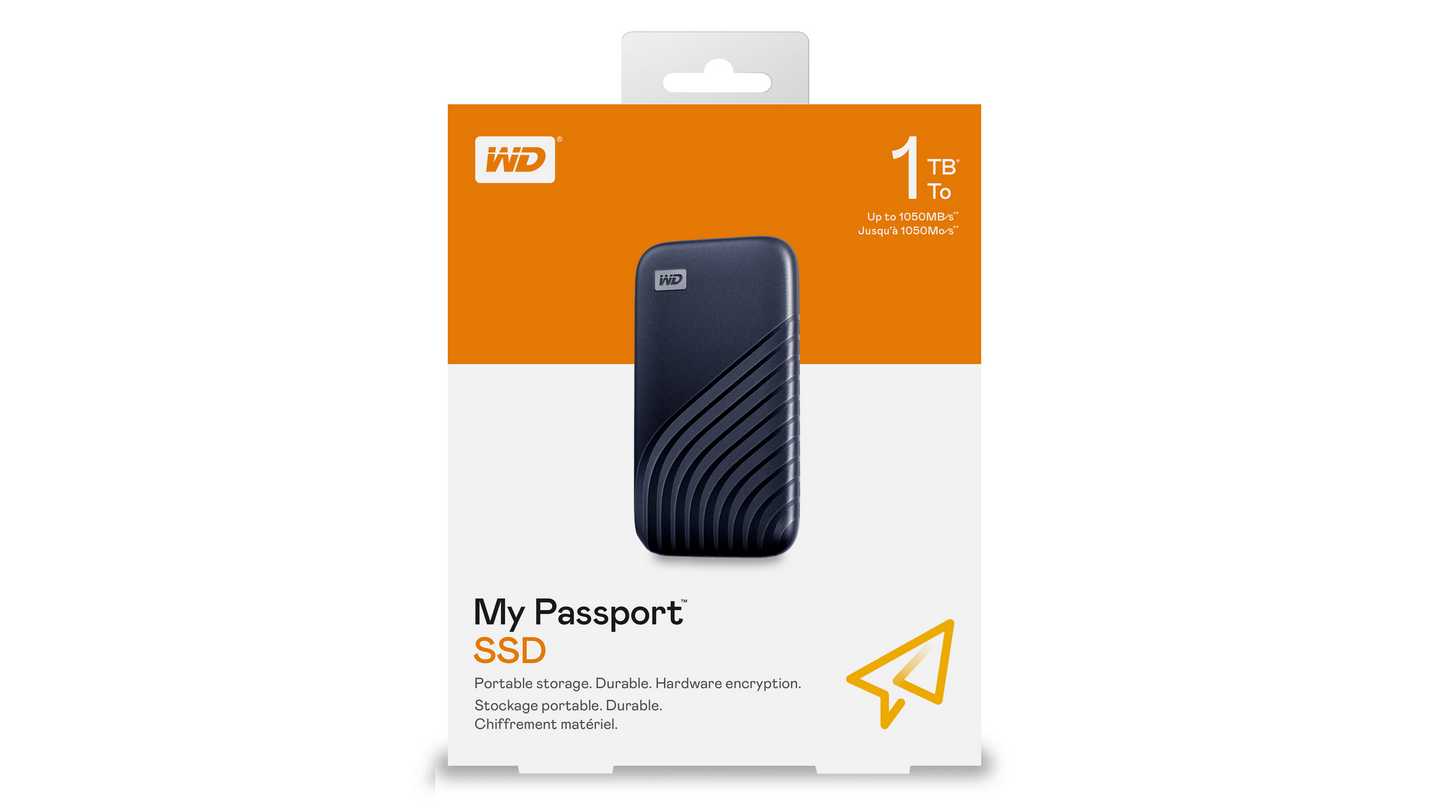 Ổ Cứng Di Động WD My Passport SSD 1TB Màu Xanh WDBAGF0010BBL-WESN 18 Ổ Cứng Di Động WD My Passport SSD 1TB Màu Xanh WDBAGF0010BBL-WESN
