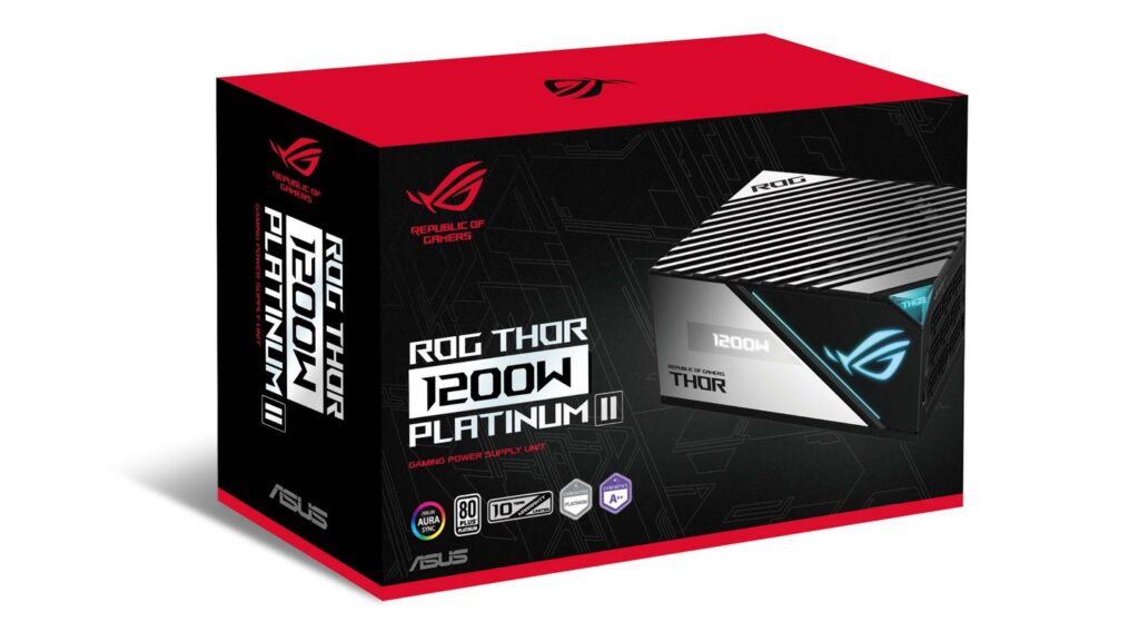 Nguồn máy tính Asus ROG THOR 1200P Platinum II (1200W | Full modular | 80 Plus Platinum) 18 Nguồn máy tính Asus ROG THOR 1200P Platinum II (1200W | Full modular | 80 Plus Platinum)