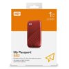 Ổ Cứng Di Động WD My Passport SSD 500GB Màu Đỏ WDBAGF5000ARD-WESN