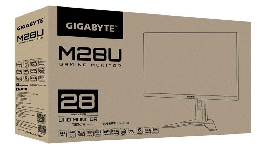 Màn hình Gigabyte M28U (28inch | UHD | IPS | 144Hz | HDR400 | FreeSync Premium ) 15 Màn hình Gigabyte M28U (28inch | UHD | IPS | 144Hz | HDR400 | FreeSync Premium )
