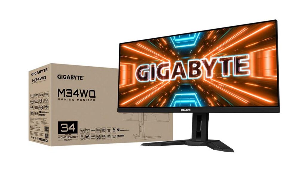 Màn hình Gigabyte M34WQ (34inch | WQHD | IPS | 144Hz | HDR400 | FreeSync Premium )
