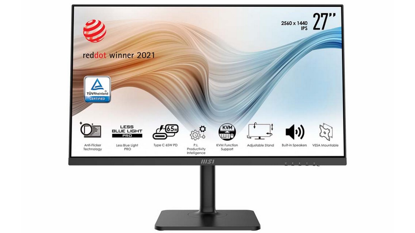 Màn Hình MSI Modern MD272QP (27" | QHD | IPS | 75Hz | USB-C) 1 Màn Hình MSI Modern MD272QP (27" | QHD | IPS | 75Hz | USB-C)