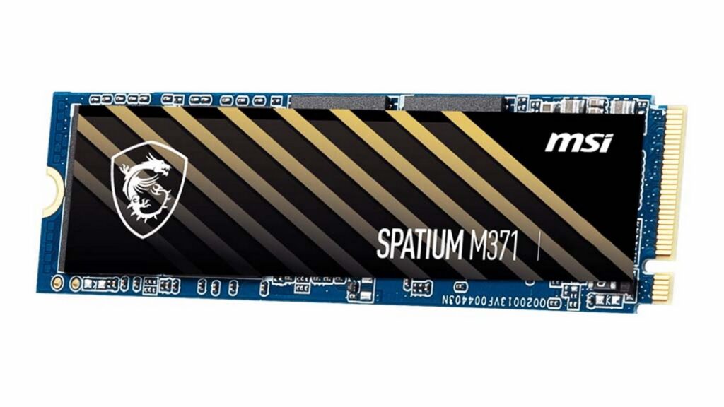 Ổ cứng SSD MSI Spatium M371 500GB (M.2 NVMe Gen3x4 | 1900 MB/s / 1000 MB/s)