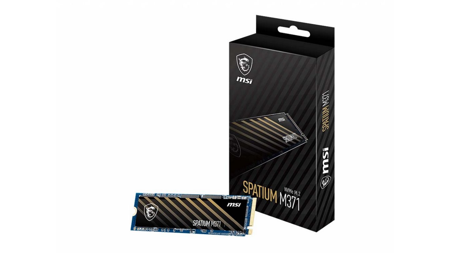 Ổ cứng SSD MSI Spatium M371 1TB (M.2 NVMe Gen3x4 | 2000 MB/s / 1600 MB/s)