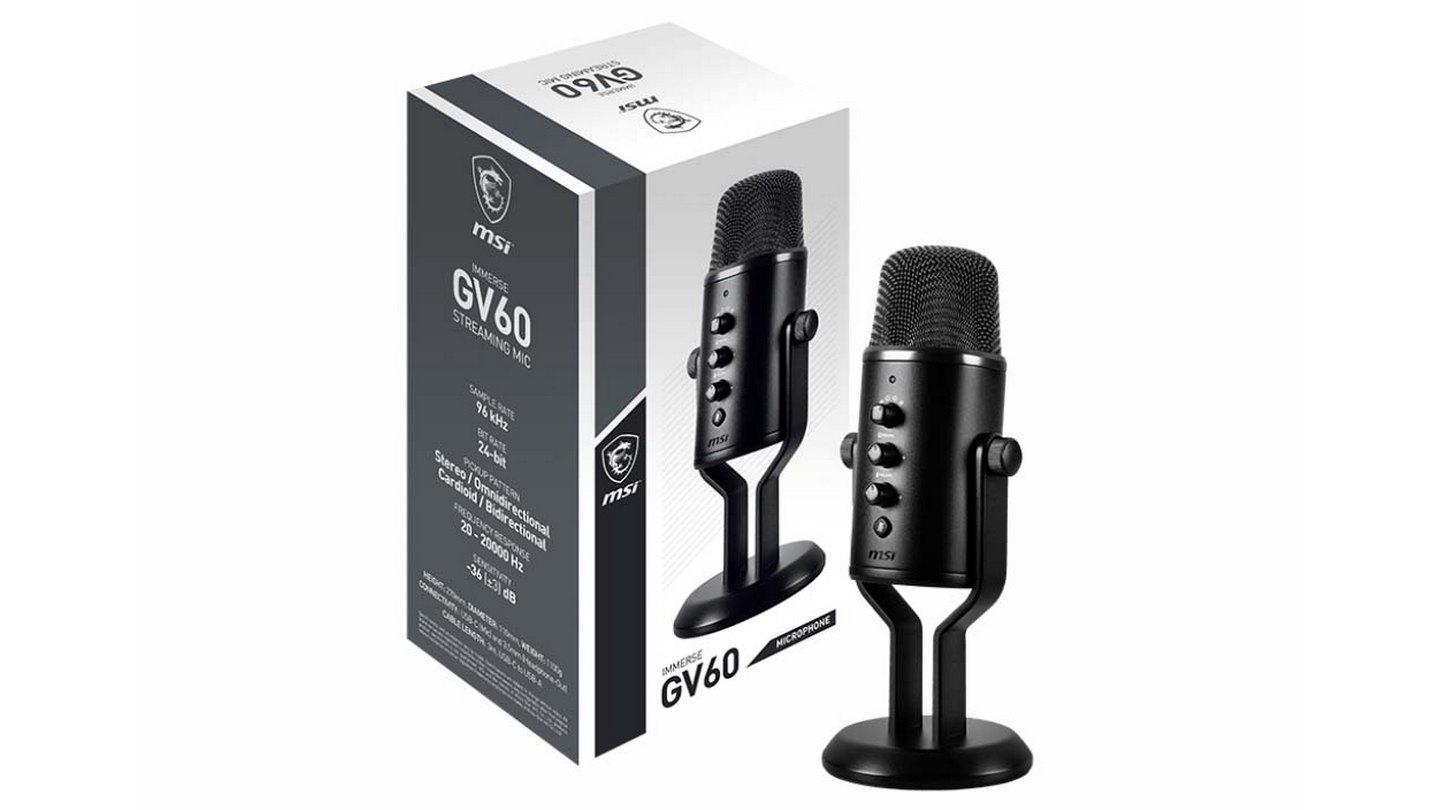 Microphone MSI IMMERSE GV60 Streaming Mic 1 Microphone MSI IMMERSE GV60 Streaming Mic