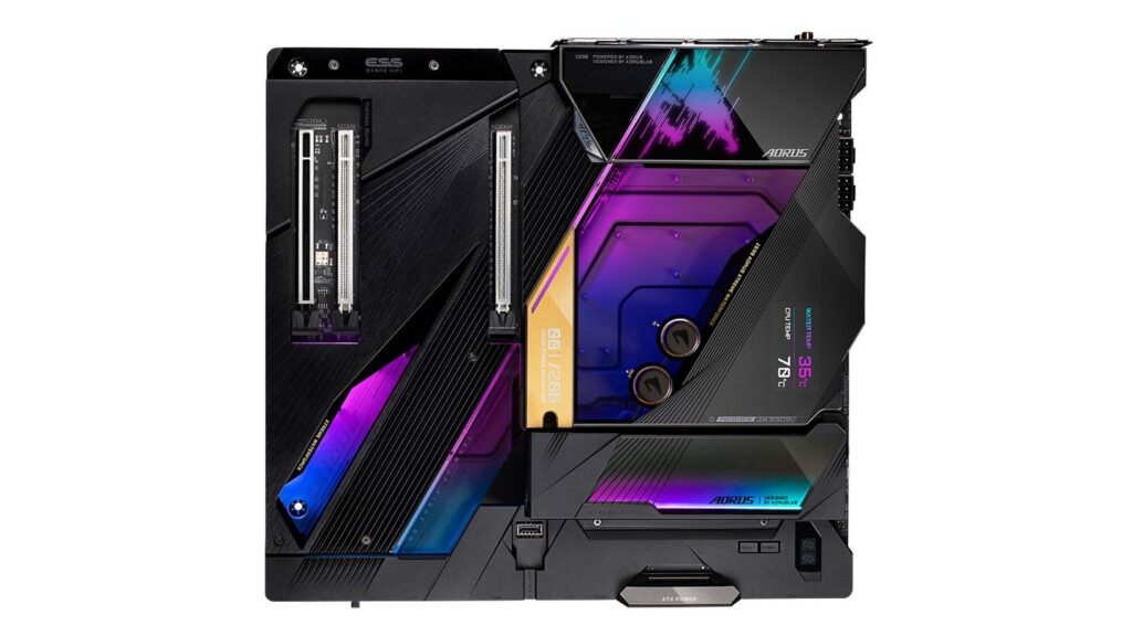 Mainboard Gigabyte Z690 AORUS XTREME WATERFORCE (Socket 1700, E-ATX, 4 Khe Ram DDR5) 9 Mainboard Gigabyte Z690 AORUS XTREME WATERFORCE (Socket 1700, E-ATX, 4 Khe Ram DDR5)