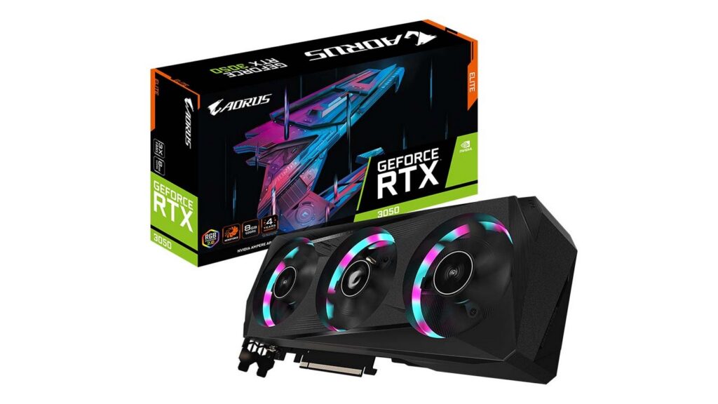 Card Màn Hình Gigabyte Aorus GeForce RTX 3050 ELITE 8G 19 Card Màn Hình Gigabyte Aorus GeForce RTX 3050 ELITE 8G