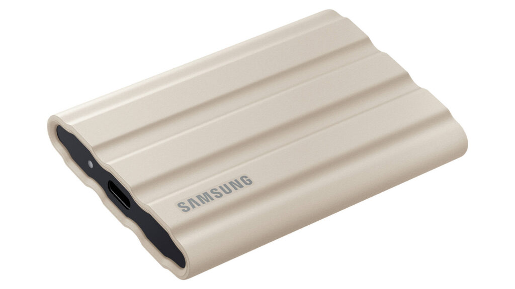 Ổ Cứng Di Động Samsung T7 Shield 2TB Beige