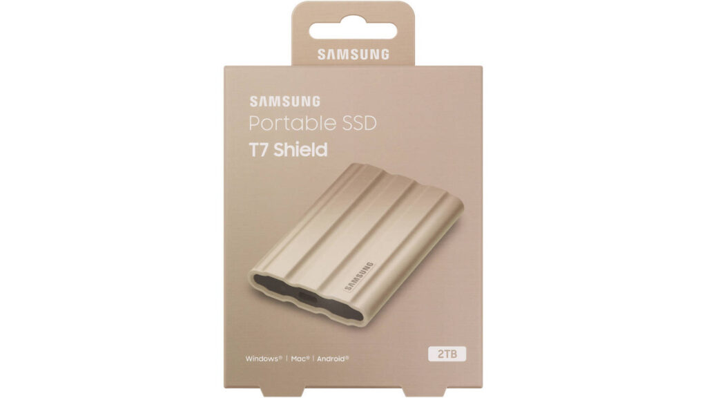 Ổ Cứng Di Động Samsung T7 Shield 1TB Beige 15 Ổ Cứng Di Động Samsung T7 Shield 1TB Beige