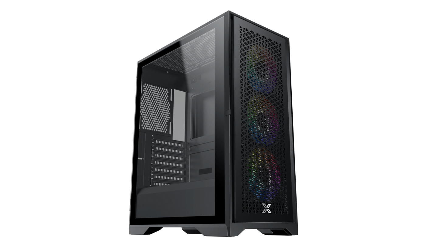 Vỏ Case Xigmatek LUX S 3FX (EN47840 | MidTower | Màu Đen | Sẵn 3 Fan)