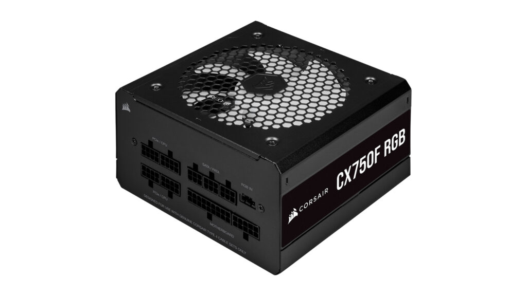 Nguồn máy tính Corsair CX750F RGB (750W | 80 Plus Bronze | Fully Modular)