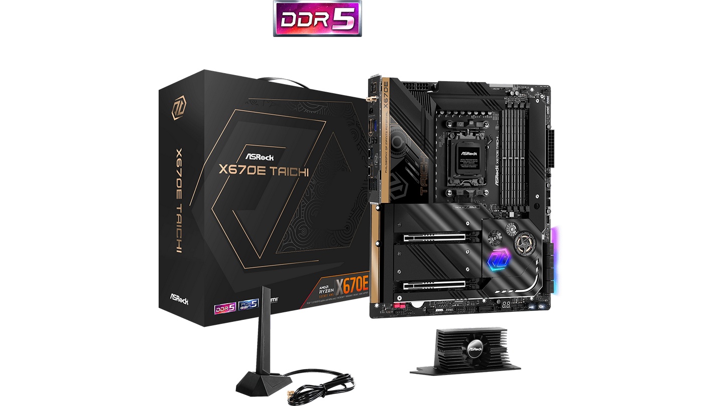 Mainboard ASRock X670E Taichi (Socket AM5 | 4 Khe RAM | E-ATX)