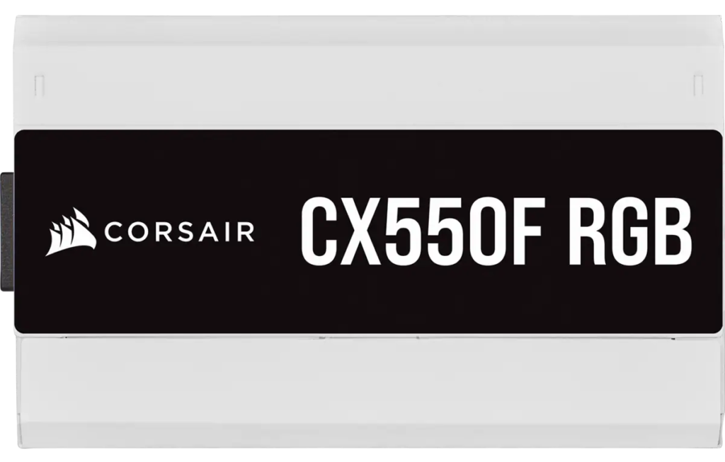Nguồn máy tính Corsair CX550F White RGB (550W | 80 Plus Bronze | Fully Modular)