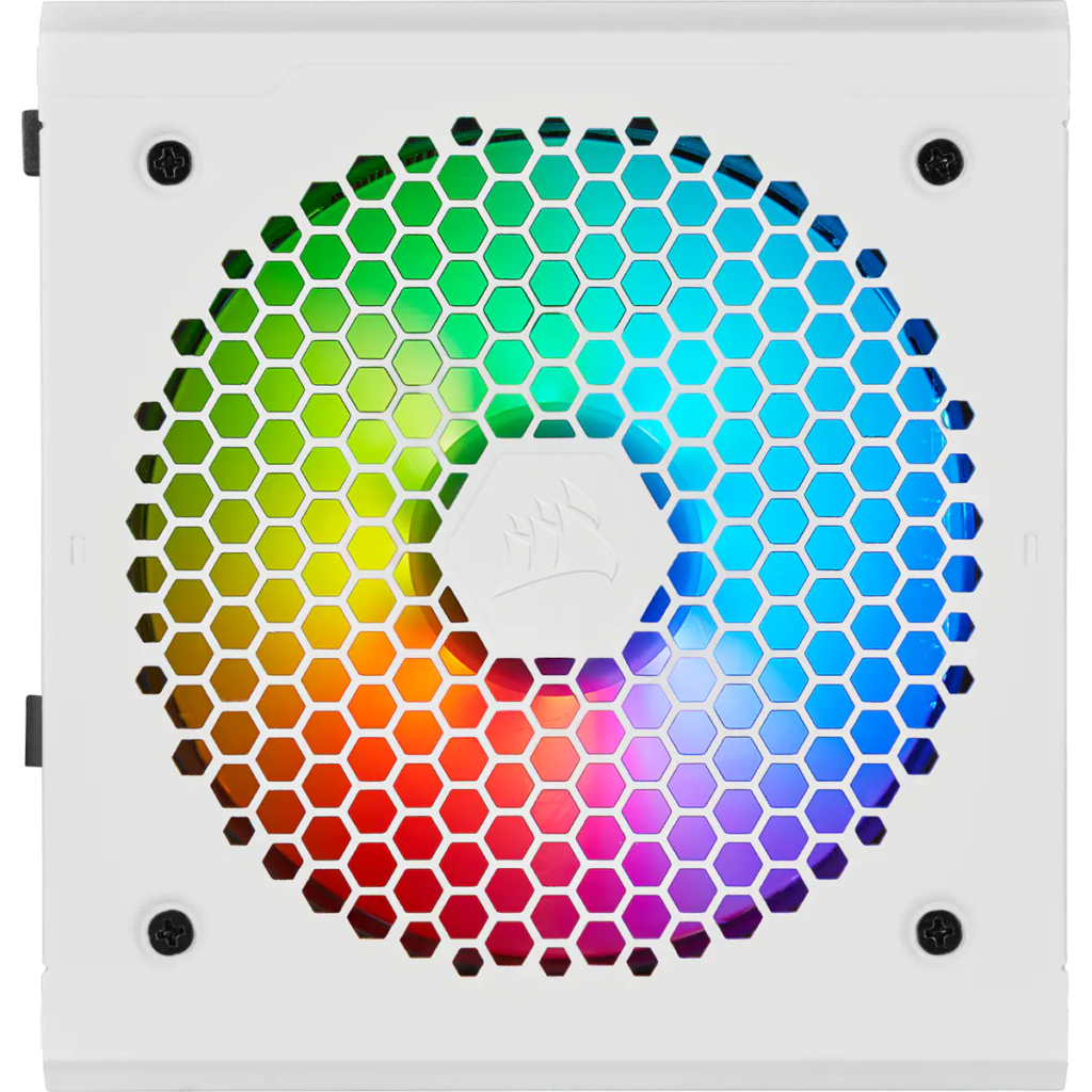 Nguồn máy tính Corsair CX550F White RGB (550W | 80 Plus Bronze | Fully Modular)