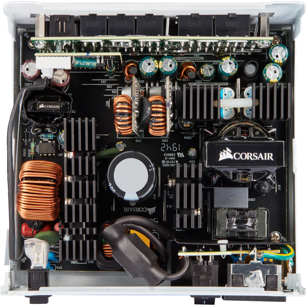 Nguồn máy tính Corsair CX550F White RGB (550W | 80 Plus Bronze | Fully Modular)