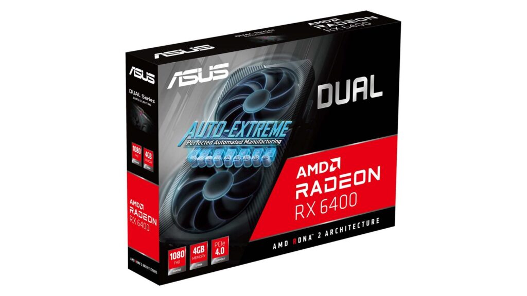 Card màn hình Asus Dual Radeon RX 6400 4GB (DUAL-RX6400-4G)