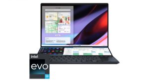 Laptop ASUS Zenbook Pro 14 Duo OLED UX8402ZE-M3074W (i9-12900H | RTX3050 TI | RAM 32GB | SSD 1TB | 2.8K-OLED-Touch | Win11 | Black)
