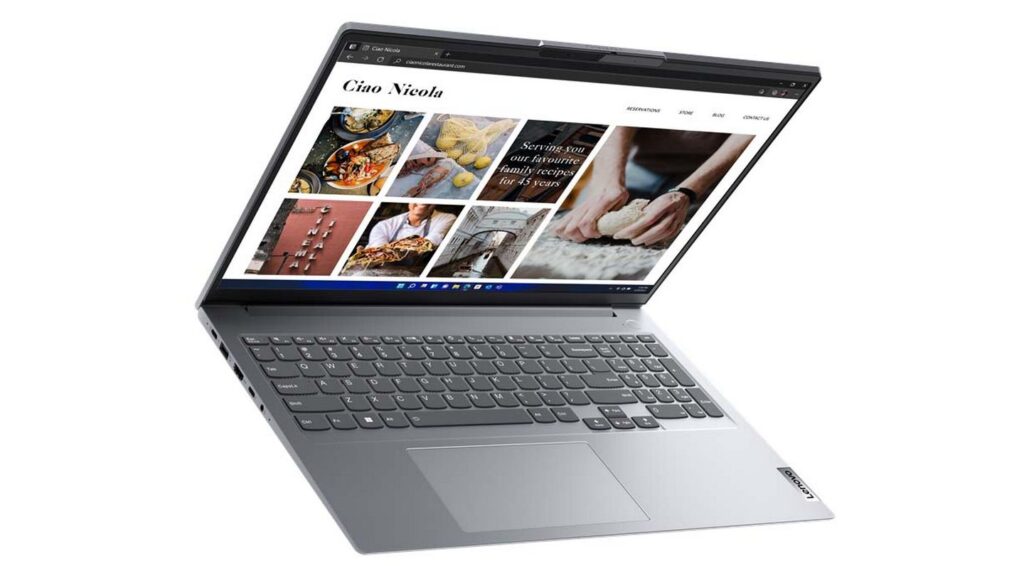 Laptop Lenovo ThinkBook 16 G4+ IAP 21CY003JVN (i5-12500H | RTX 2050 | RAM 16GB | SSD 512 GB | 16-2.8K | Win11 | Xám)
