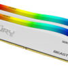 RAM Kingston Fury Beast RGB White 16GB (2x8GB | DDR4 | CL16 | 3200MHz) 7 RAM Kingston Fury Beast RGB White 16GB (2x8GB | DDR4 | CL16 | 3200MHz)