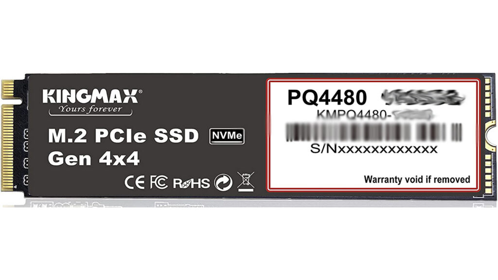 Ổ cứng SSD M.2 PCIe NVMe Kingmax PQ4480 1TB (3600MB/s | 3000MB/s)