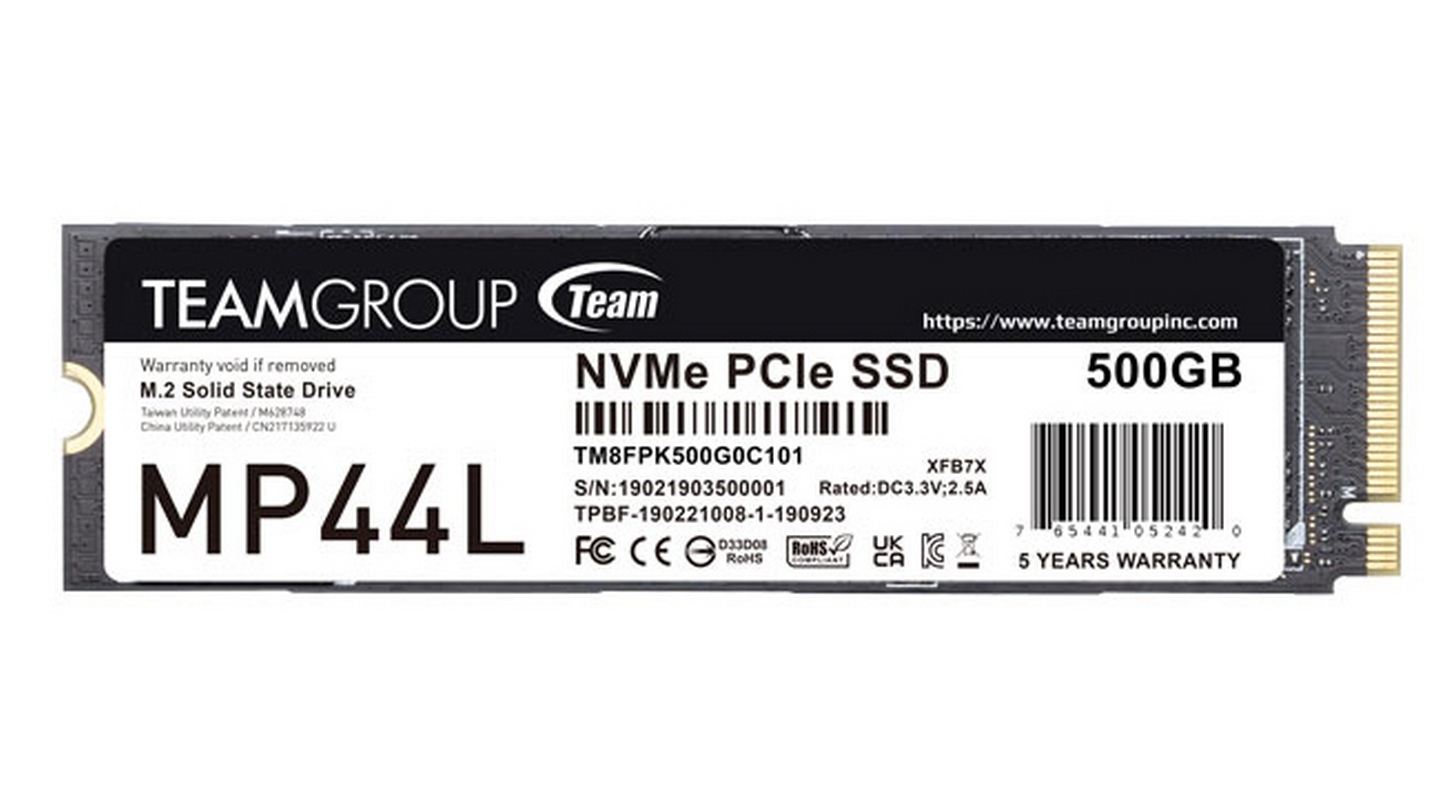 Ổ cứng SSD TeamGroup MP44L 500GB (M.2 NVMe | 5.000MB/s | 3.700MB/s )