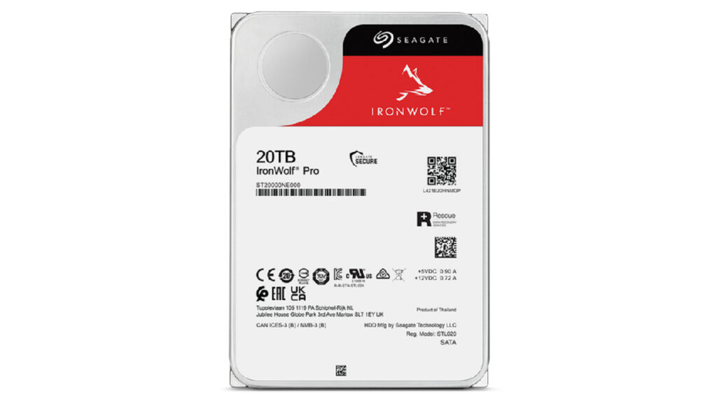 Ổ cứng HDD Seagate IronWolf Pro 20TB (3.5" | 7200RPM | 256MB Cache) 12 Ổ cứng HDD Seagate IronWolf Pro 20TB (3.5" | 7200RPM | 256MB Cache)