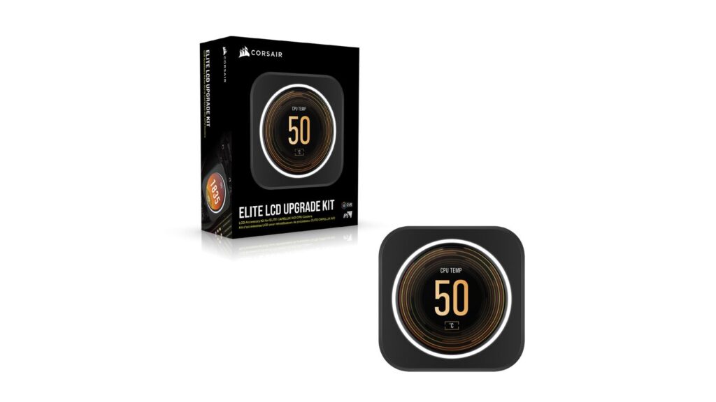 Bộ nâng cấp màn hình block nước Corsair iCUE ELITE LCD 9 Bộ nâng cấp màn hình block nước Corsair iCUE ELITE LCD