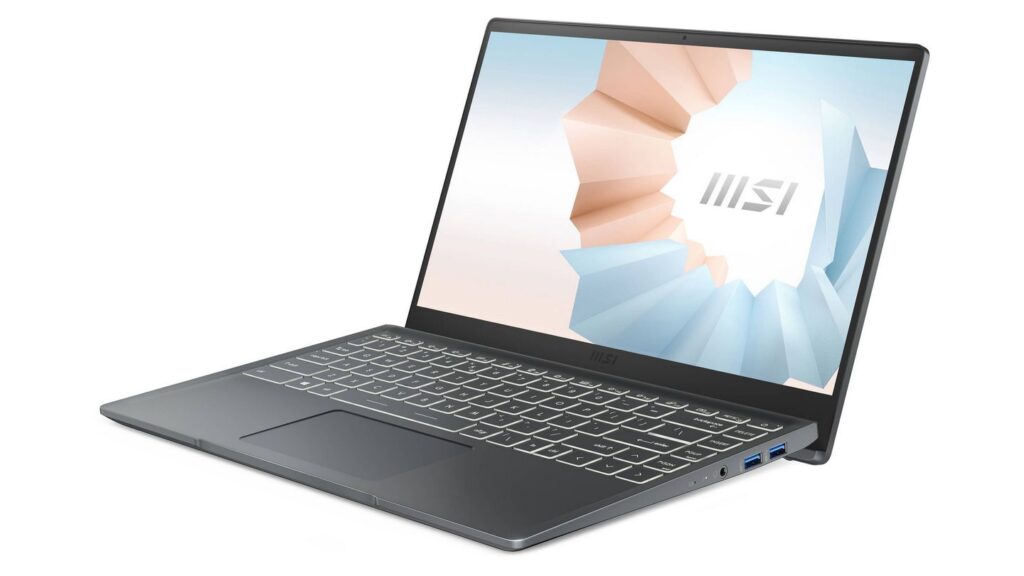 Laptop MSI Modern 14 B11MOU (1065VN) (i7-1195G7 | RAM 8GB | SSD 512GB | 14" FHD | Win11 | Gray)